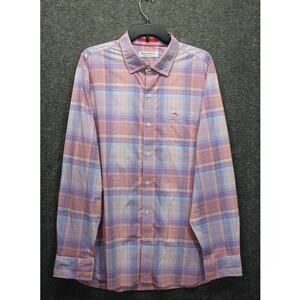 Tommy Bahama Siesta Key Island Zone Charmed Check Plaid Button Shirt XL